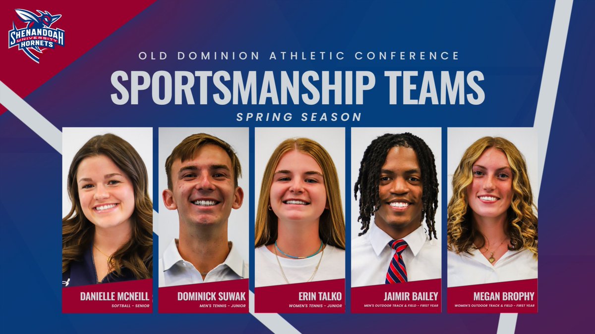 Congratulations to our Winter and Spring season ODAC Sportsmanship Team selections!!

#GoSUHornets