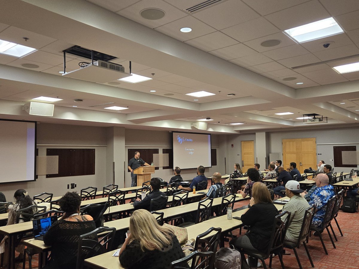 QAortheHighway's tweet image. Eric Potter speaking on Climbing the Unclimbed Mountain: Estimation for Software Projects
#QA #Estimation