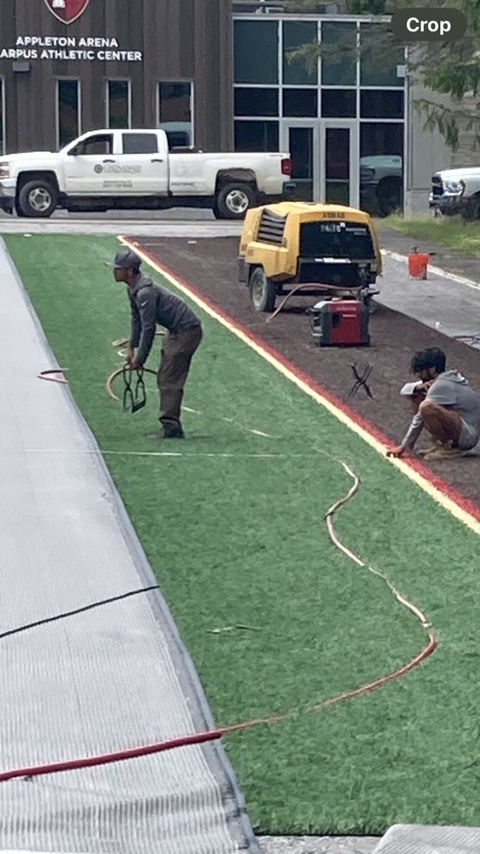 Working on a new dance floor! 🕺#Saintsfamily