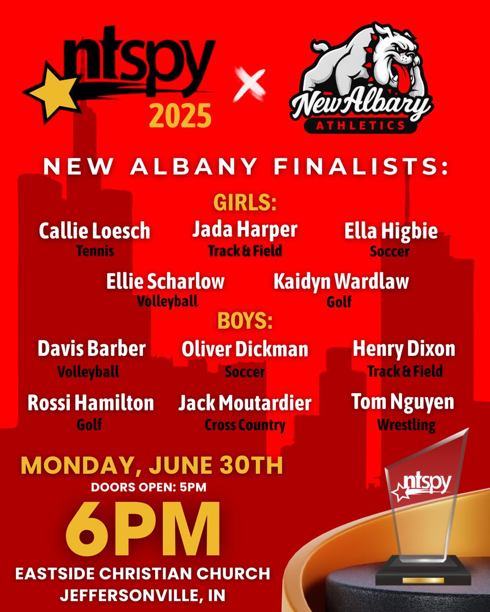 Your 2025 NTSPY Bulldog Finalists! 👏🏻