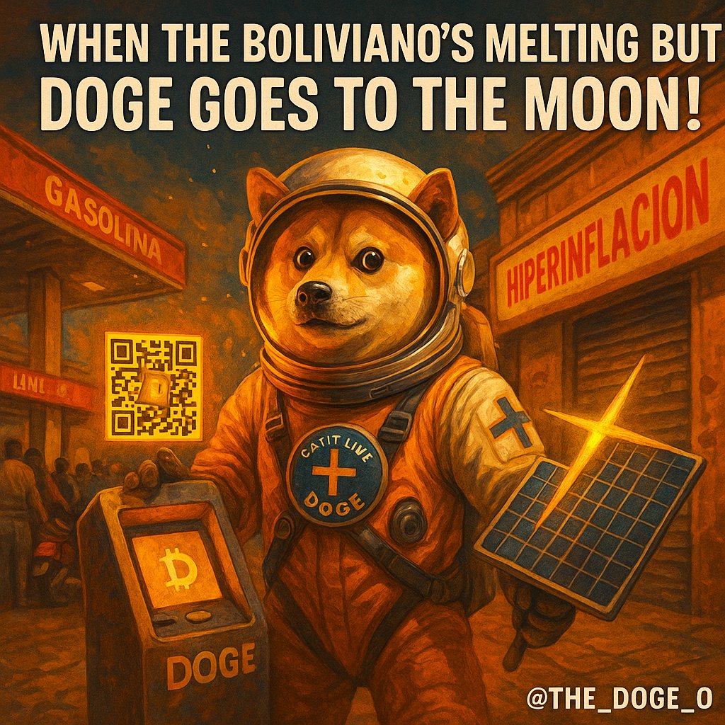 The_DOGE_O's tweet photo. 🚨 Bolivia’s Currency Is Melting. Crypto Just Spiked 530%.
When fiat fails, the people turn to $USDT, $BTC… and yes, $DOGE 🐕💥
From $46M → $294M in one year. This isn’t hype. It’s survival.
#DOGEO #BoliviaCrypto #Cryptonews
$DOGE $BTC $USDT https://t.co/xSeZJD0cs7