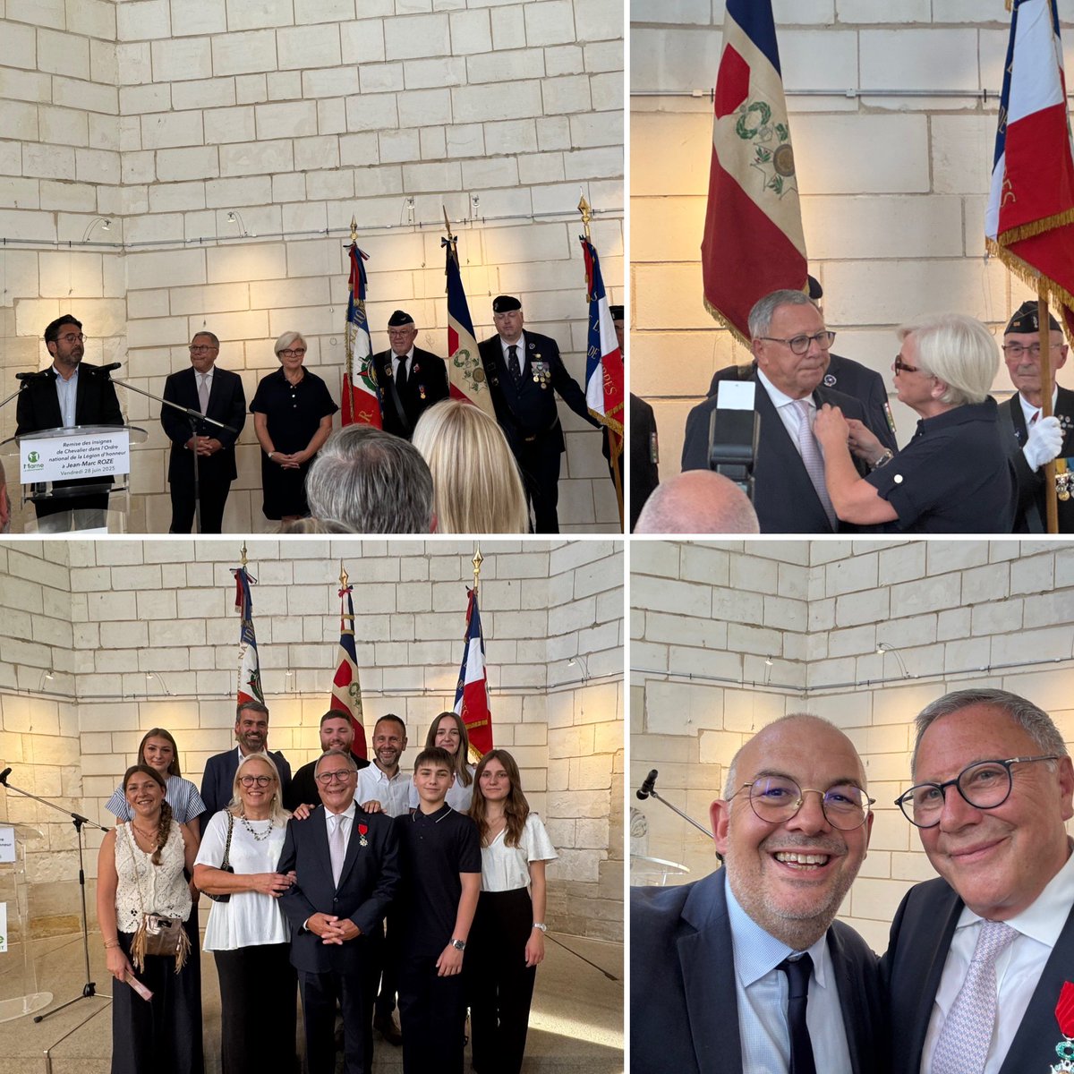 Beaucoup de monde ce soir pour la remise de la médaille de Chevalier de la Légion d’honneur  à <a href="/JM_Roze/">Jean-Marc Roze</a> par <a href="/CaVautrin/">Catherine Vautrin</a>. Une cérémonie pleine d’émotion, de rires et de respect. Une belle reconnaissance de la République à un homme de convictions et de cœur.