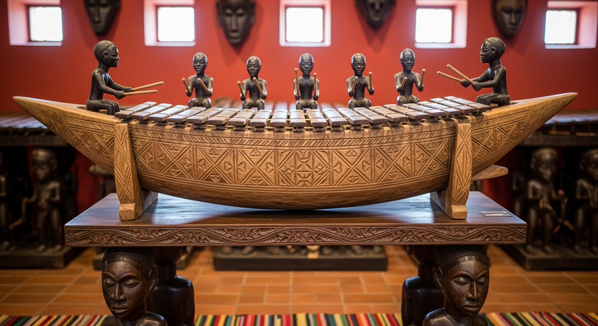 Masisi2021's tweet image. Facts! But not just drums, African xylophones too. There are so many unique types across the continent. Check these examples. The original pic vs my versions: