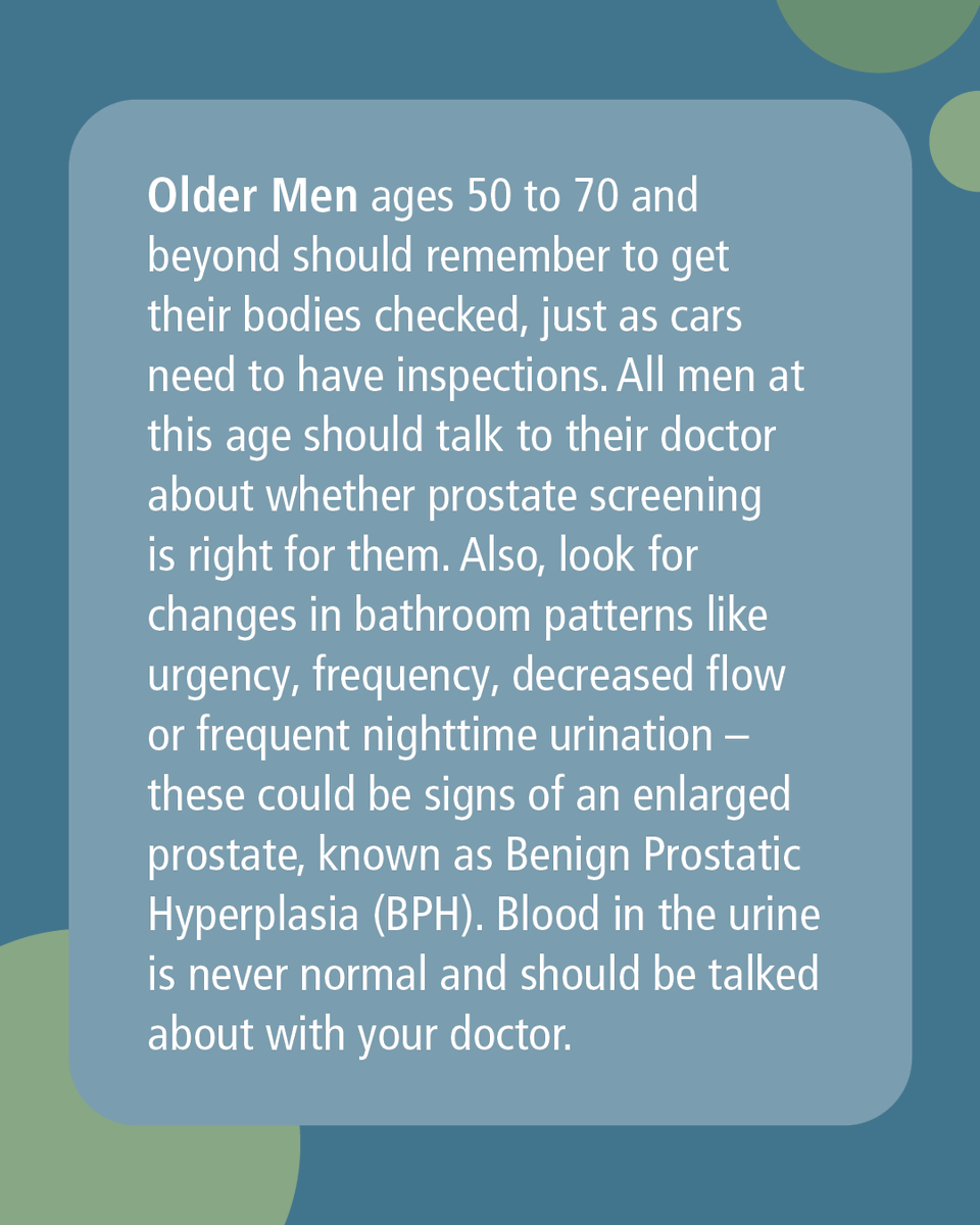 It’s known that a car should have scheduled oil changes. Men of any age should also know how to keep their urologic health in check! Click for more about how to keep your urologic health in tip-top shape! #MensHealthMonth

bit.ly/4cyuiCO