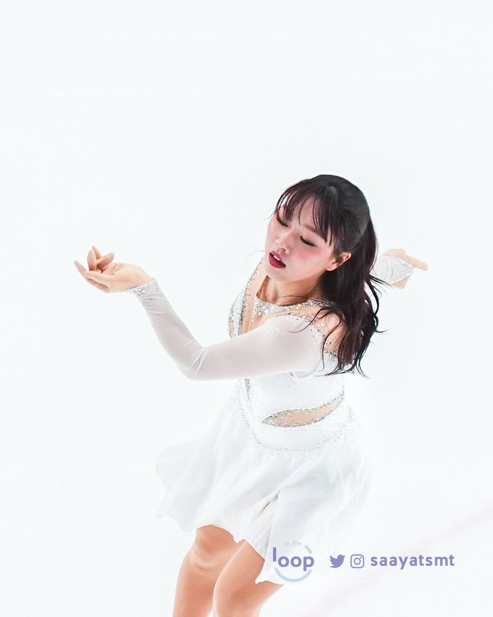 InTheLoPodcast's tweet photo. #WakabaHiguchi STUNS at #DreamOnIce 🤍✨ https://t.co/EUe33QbEoe