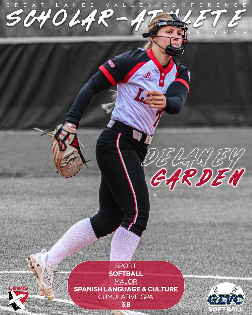 🥎📚 #GLVCsb 𝐒𝐜𝐡𝐨𝐥𝐚𝐫-𝐀𝐭𝐡𝐥𝐞𝐭𝐞 𝐨𝐟 𝐭𝐡𝐞 𝐘𝐞𝐚𝐫

Delaney Garden, <a href="/LewisFlyers/">Lewis Athletics ✈️</a> 

#GLVCscholar