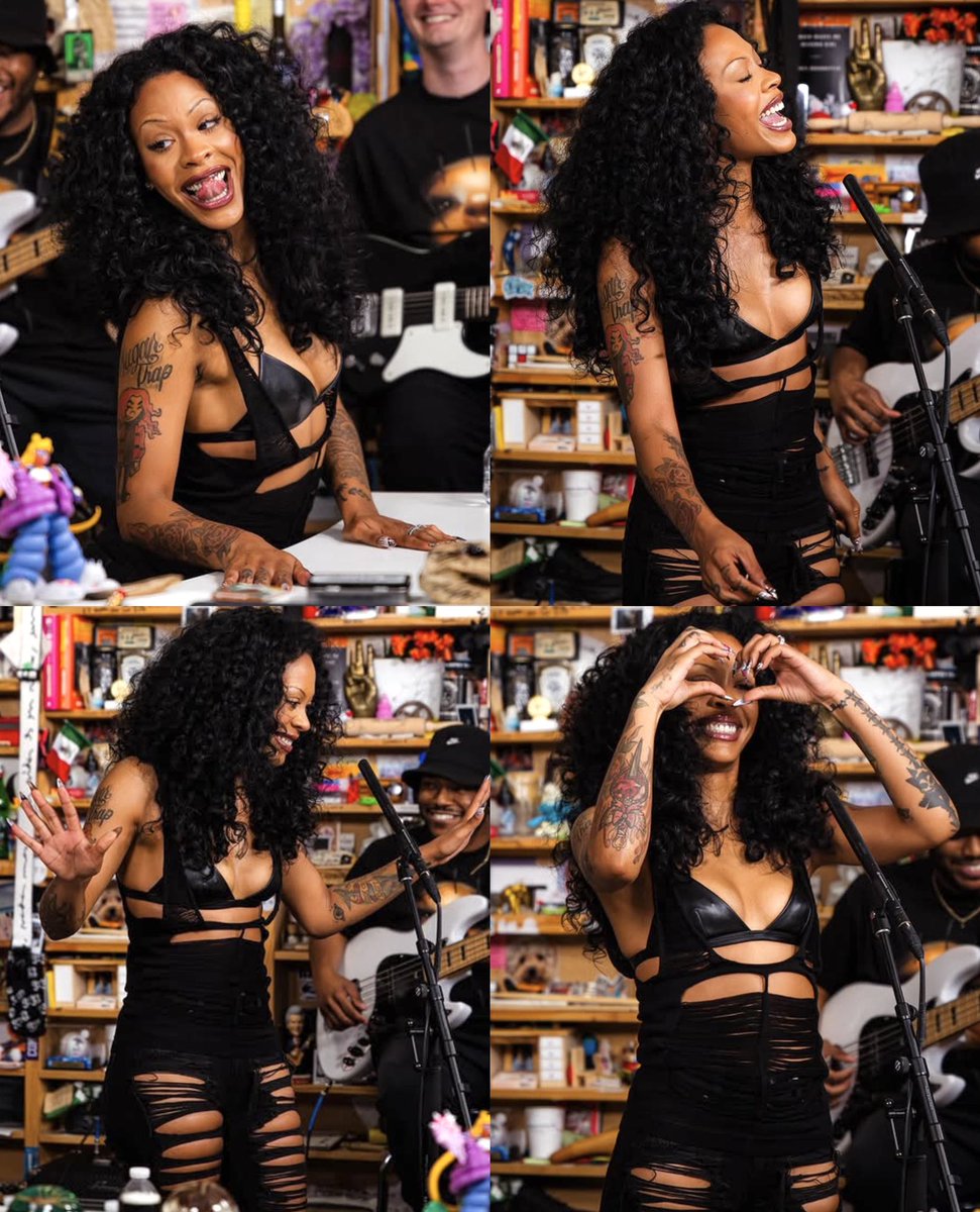 Rico Nasty performing on NPR Tiny Desk 🖤