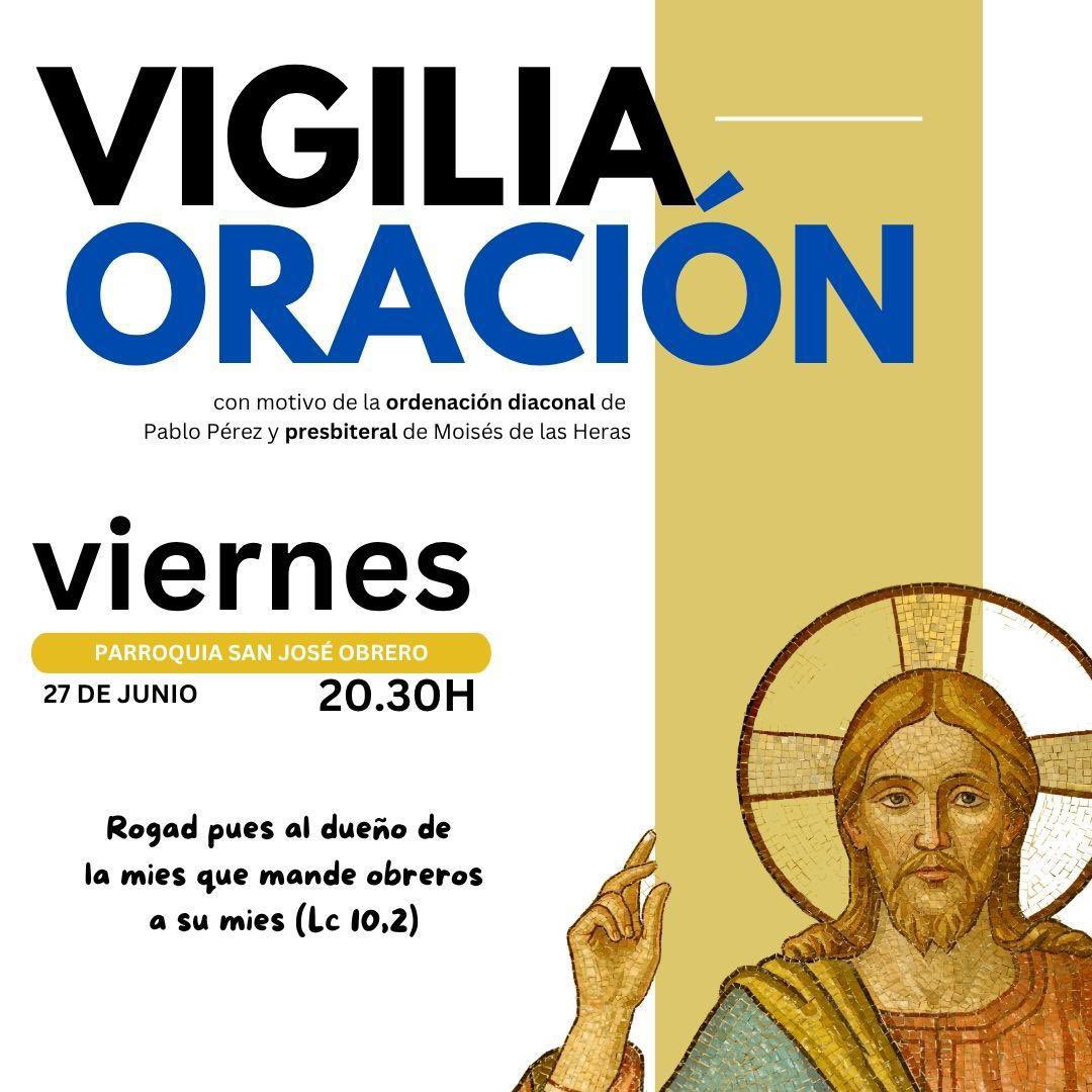 Oramos por las vocaciones con motivo de la ordenación de Moisés y Pablo