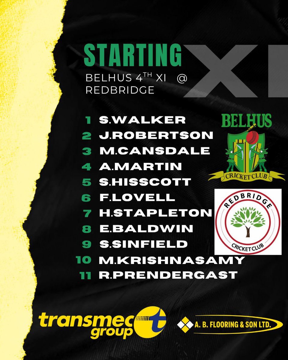 Our team for the games tomorrow. Good luck to all playing 👊🏏☀️