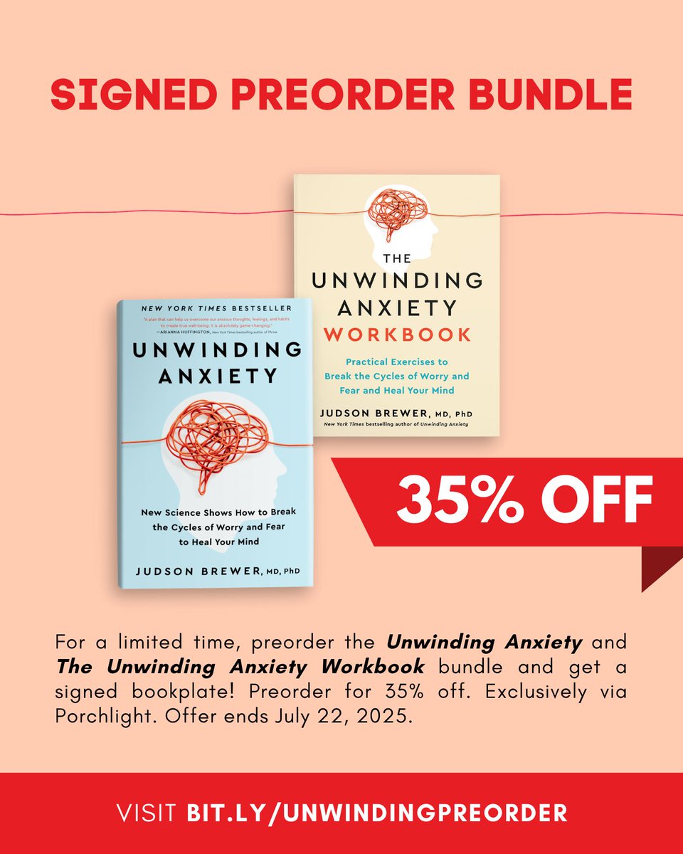 Jud Brewer MD PhD (@judbrewer) on Twitter photo 