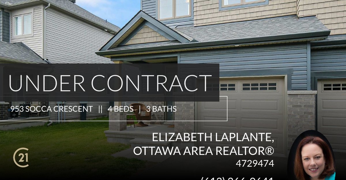 Ottawarealty's tweet photo. CONDITIONALLY SOLD!!!!  Take a look at this new listing in ORLEANS - CUMBERLAND AND AREA! Click below for more information and tag anyone who might be interested!

Elizabeth... https://t.co/Qd2VI74PuR https://t.co/m0S7fXmZ76