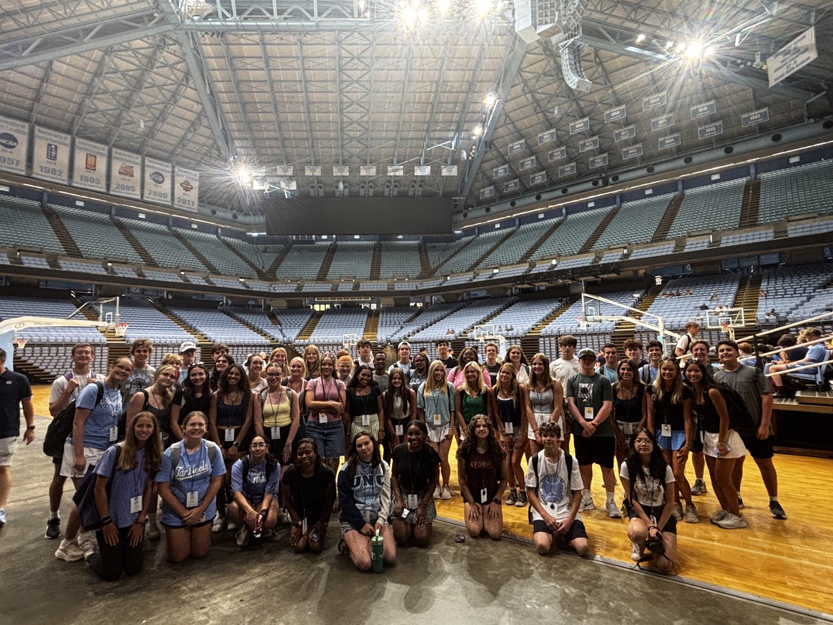 Wrapping up Carolina Sports Journalism Camp! Thank you to everyone who made this week possible. Congratulations to the 2025 CSJC students! #CSJC2025