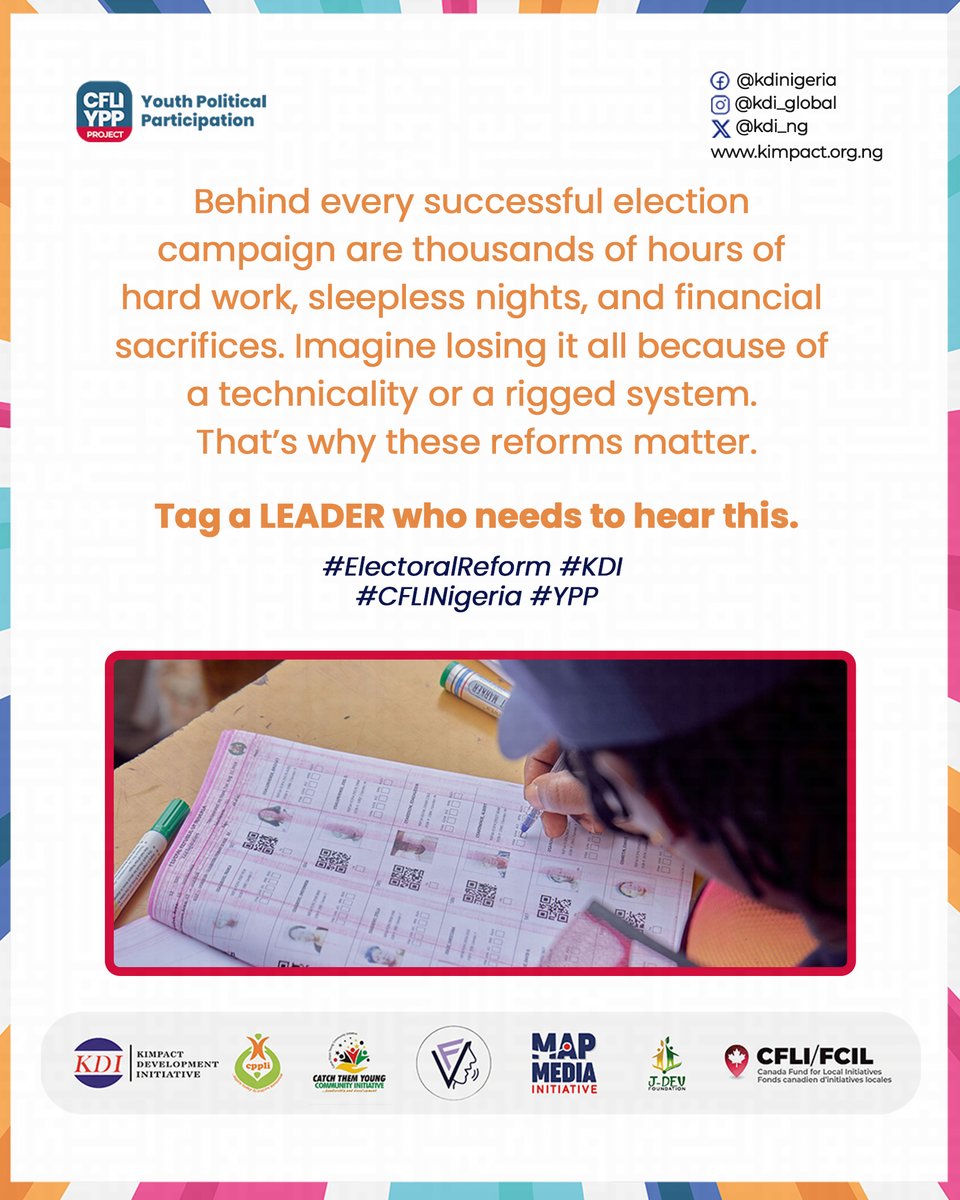 KDI_ng's tweet image. So much goes into running for office strategy, sacrifice, resources. But none of it should be lost to loopholes, weak systems, or injustice.
That’s why real electoral reform isn’t optional it’s essential.
Let’s fix the system so the process respects the people.…