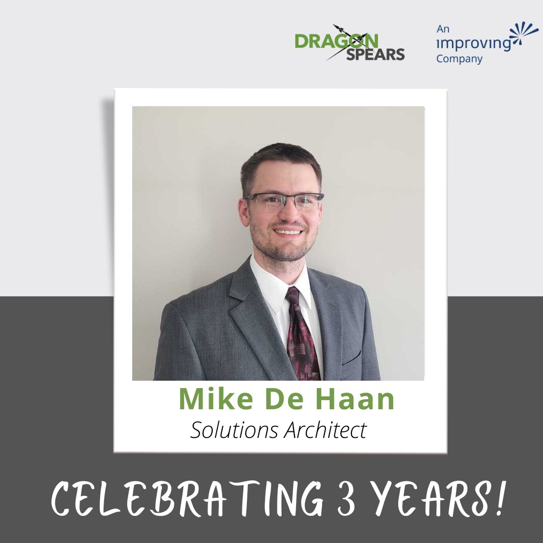 🎉 Happy 3-year anniversary to Mike De Haan, our talented Solutions Architect! Mike’s ability to turn complex challenges into smart, scalable solutions has made a lasting impact on our team and clients. We're lucky to have him on the team! 

#WorkAnniversary #ArchitectingSuccess