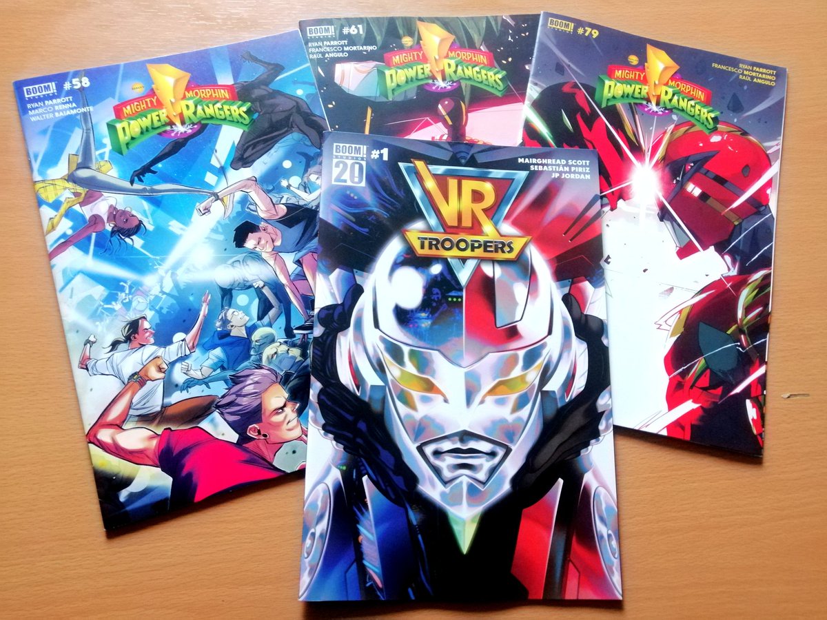 danvsdan1's tweet image. Power Rangers Prime #7 still hasn&apos;t arrived at my local comic shop :( But at least I got VR Troopers and some Legacy variants 😁👌