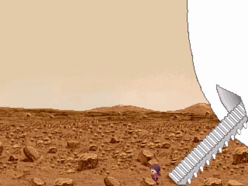 ynfgbot's tweet image. yume nikki (2004)
mars
