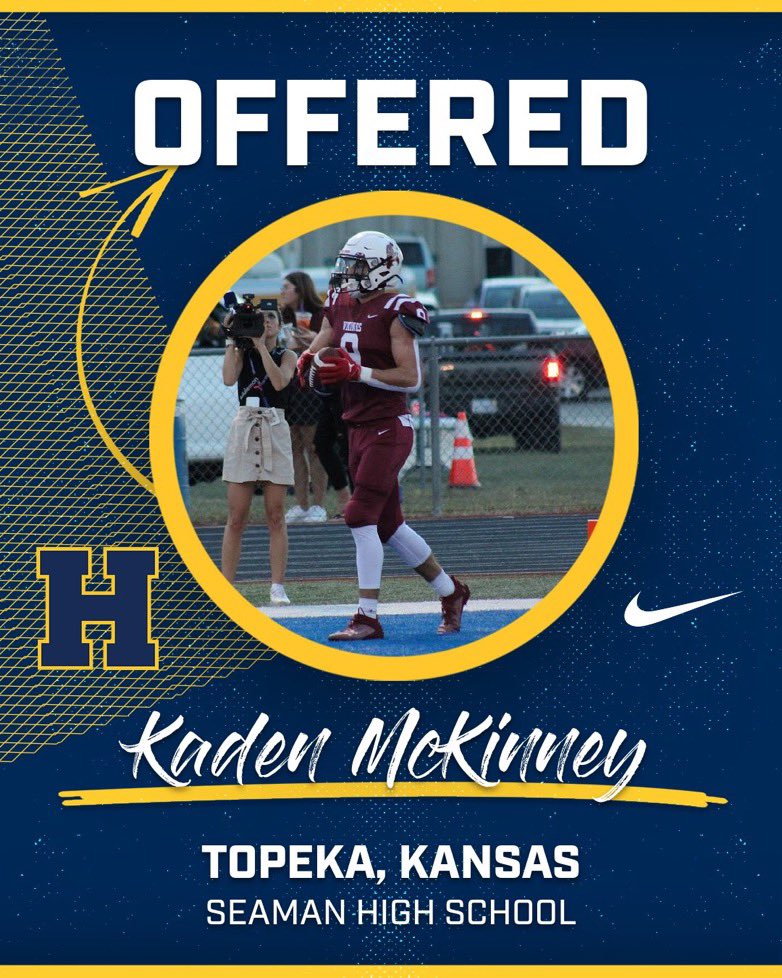 After a great phone call with <a href="/CoachPeterson88/">Coach Peterson</a>, I’m blessed to say I’ve received an offer from <a href="/HCCscottieFB/">HCC Scottie Football</a>‼️
<a href="/coachswaff5/">Jared Swafford</a> <a href="/Seaman_Vikings/">Seaman Football</a>