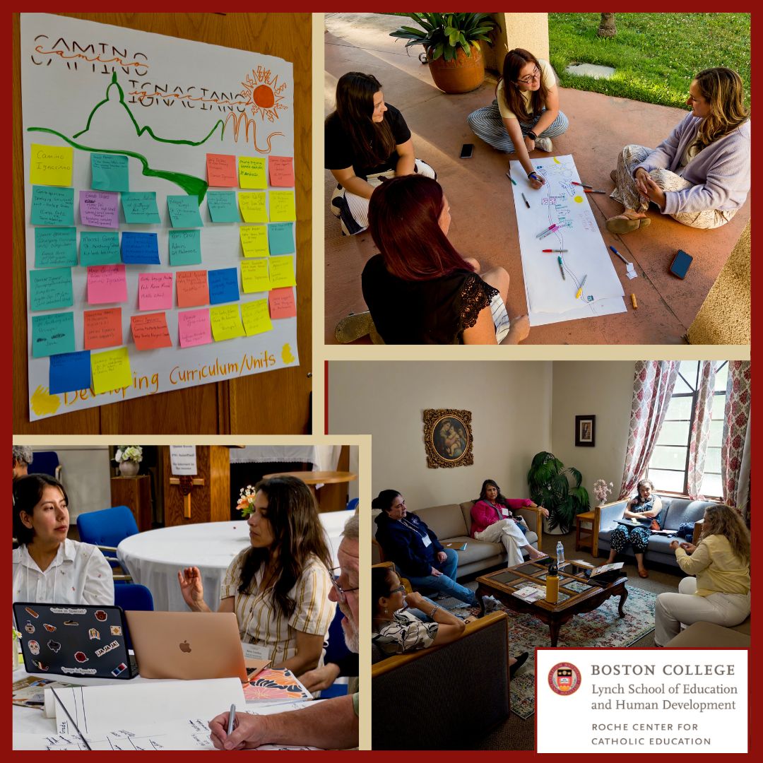 RocheCenter's tweet image. Many thanks to the 80+ educators representing 22 dual language immersion Catholic schools whose presence, reflection, community, and shared learning this week at the @BCTwinCS  Summer Academy in CA made the journey so blessed and fruitful. We&apos;ll see you next year in Boston!