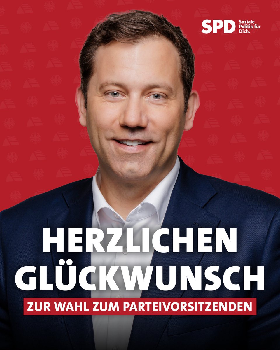 seeheimer's tweet image. Veränderung beginnt mit uns – Glückwunsch zur Wahl zum Pateivorsitz!
Liebe Bärbel, lieber Lars, heute wurdet Ihr auf dem Parteitag zu unseren Vorsitzenden gewählt. Ihr steht für Aufbruch, Fortschritt, Verlässlichkeit und eine klar sozialdemokratische Linie.
In Zeiten großer…