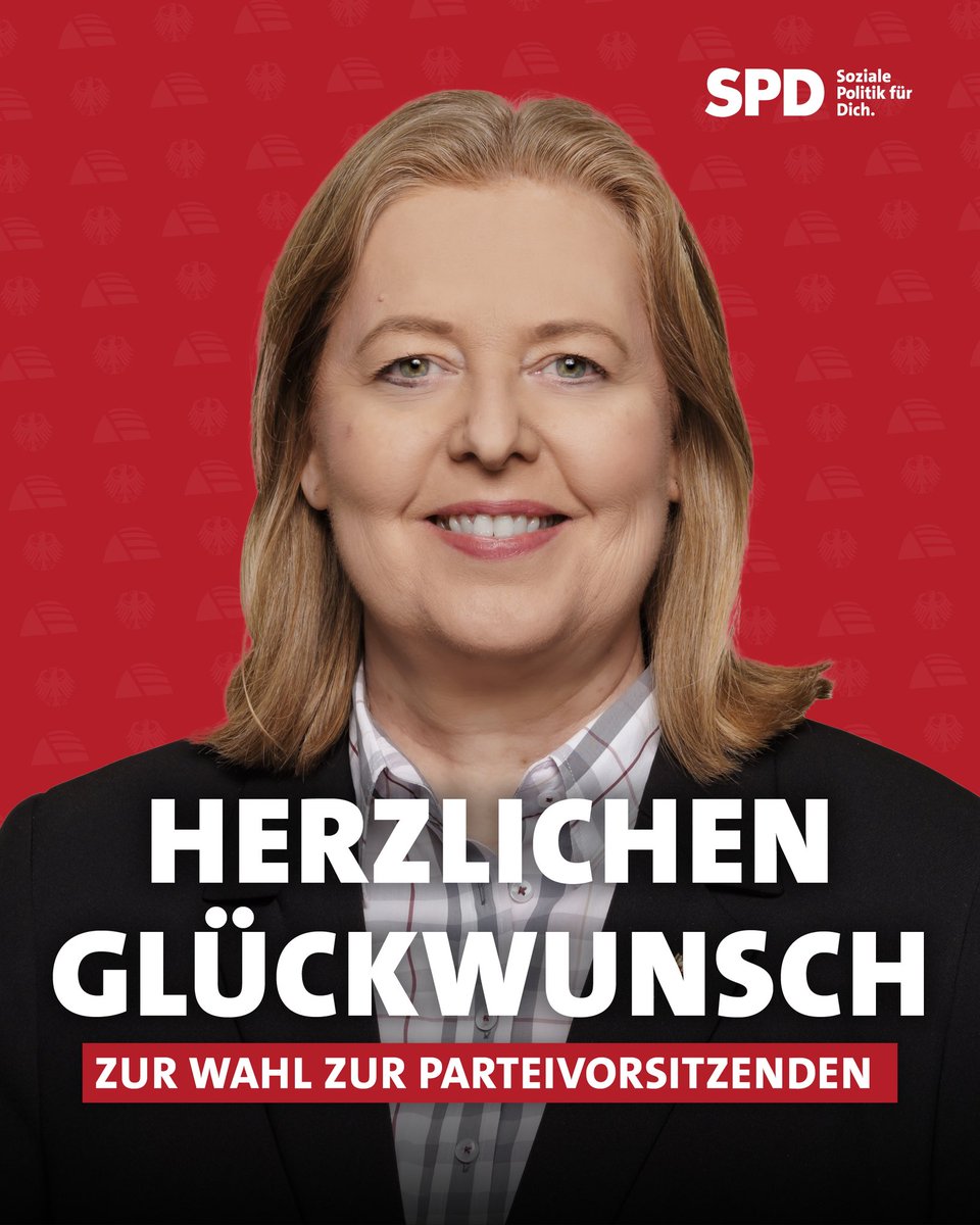 seeheimer's tweet image. Veränderung beginnt mit uns – Glückwunsch zur Wahl zum Pateivorsitz!
Liebe Bärbel, lieber Lars, heute wurdet Ihr auf dem Parteitag zu unseren Vorsitzenden gewählt. Ihr steht für Aufbruch, Fortschritt, Verlässlichkeit und eine klar sozialdemokratische Linie.
In Zeiten großer…