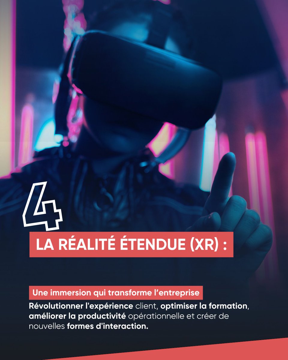 🚀 4 tendances tech à suivre en 2025 :

🔍 #IA
🛡️ #Cybersécurité
🔧 #Nocode &amp; #Lowcode
🌐 Réalité étendue (#XR)

📚 Parce que se former, c’est tout au long de sa vie...

Efrei Executive Education vous accompagne pour anticiper le futur !

→ exed.efrei.fr