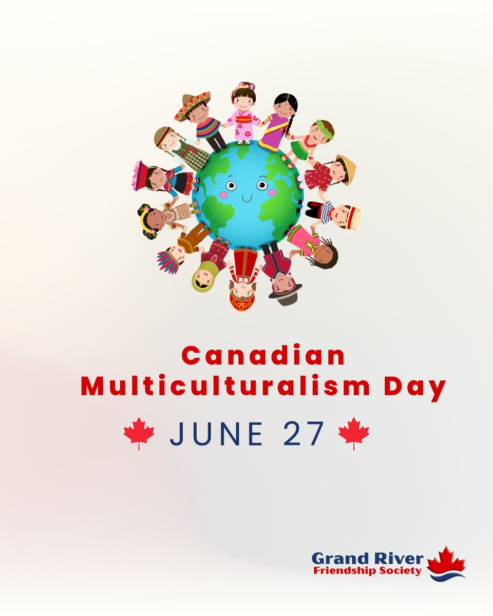 grfsociety's tweet image. Canadian Multiculturalism Day 🇨🇦

#CanadianMulticulturalismDay #UnityInDiversity #GRFSCommunity #LoveIsAVerb #CelebrateCultures #TogetherInHarmony #MulticulturalCanada #WaterlooRegion #InclusionMatters #StrongerTogether