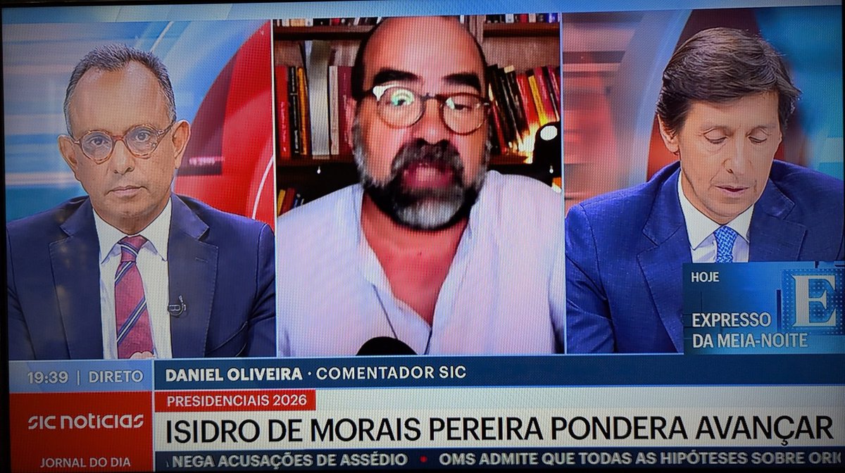 STavaresEU's tweet image. No @SICNoticias estiveram a discutir as #Presidenciais2026 depois do 'recuo' de António Vitorino e, às tantas, referem que @isidro_pereira estaria a ponderar uma candidatura, apoiada pelo #Chega! Confesso que, a confirmar-se, por esta não esperava... 🤔