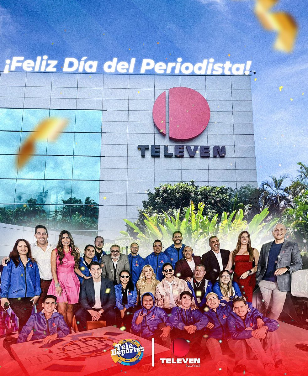 🏟️ En esta cancha de la información, los periodistas son los verdaderos MVPs: narran con precisión, defienden la verdad y marcan goles por la transparencia. 🤩

¡Feliz Día del Periodista en Venezuela! 🎙️❤️ #MundialxTeleven