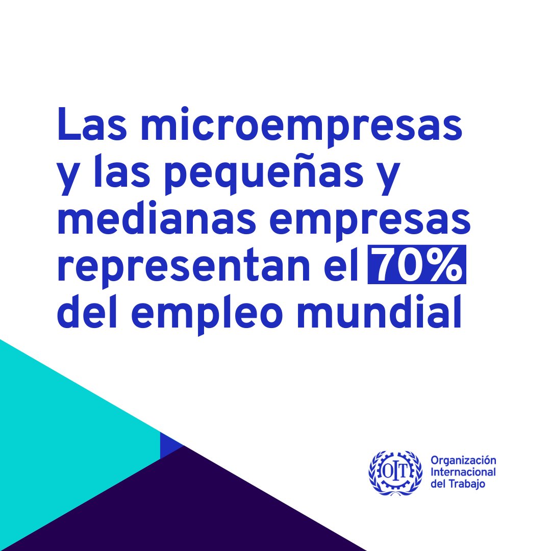 Las MIPYME generan el 70 % del empleo a nivel mundial, pero enfrentan grandes desafíos.

Desde la OIT promovemos una acción coordinada para empoderarlas y liberar su potencial como motores de transformación, creando empleo y fomentando un crecimiento inclusivo 🙌