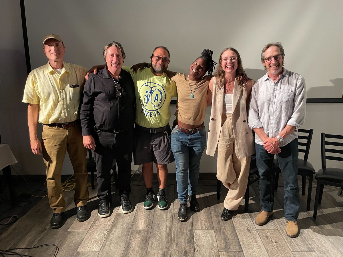 Last night, Executive Director Eli Akira Kaufman joined West Hollywood Mayor Chelsea Lee Byers, Bike Talk host Taylor Nichols, and WeHo BYCO leaders for a post-screening panel of The Street Project, hosted by the WeHo Bicycle Coalition at Pizzeria Vivoli.