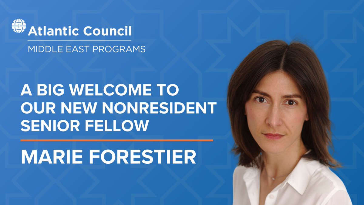 Atlantic Council Middle East Initiatives (@acmideast) on Twitter photo 🎊 We’d like to offer a warm welcome to <a href="/MarieForestier/">Marie Forestier</a> as #ACSyria’s newest nonresident senior fellow!
She is also currently a consultant <a href="/Eurpeace/">European Institute of Peace (EIP)</a> where she provides strategic policy advice to diplomats and international stakeholders on the Syrian political process.
Read 🎊 We’d like to offer a warm welcome to <a href="/MarieForestier/">Marie Forestier</a> as #ACSyria’s newest nonresident senior fellow!
She is also currently a consultant <a href="/Eurpeace/">European Institute of Peace (EIP)</a> where she provides strategic policy advice to diplomats and international stakeholders on the Syrian political process.
Read