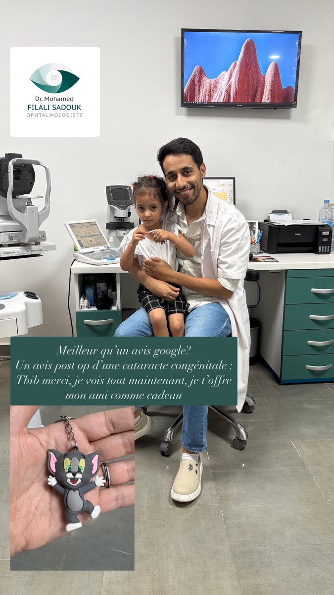 Le #cadeau d’aujourd’hui 
#eye #ophtalmo #maroc