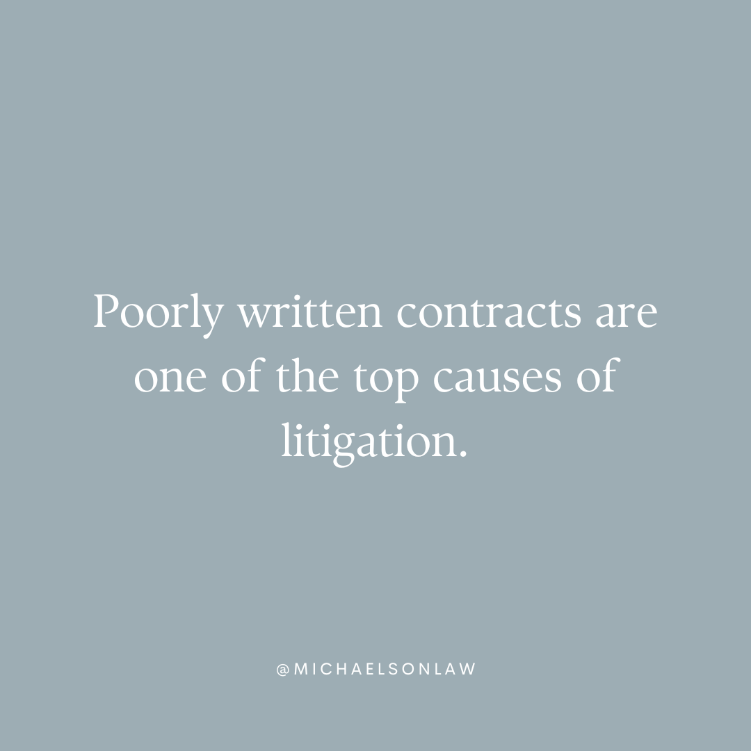 michaelson_law's tweet photo. 🛑 Poorly written contracts are one of the top causes of litigation. Let our attorneys review or draft your contracts before there’s a problem.⁠
⁠
📞 702.731.2333 | 💻️ https://t.co/UFVEXD5OPM⁠
⁠
#BusinessLaw #LitigationPrevention #LegalTips #MichaelsonLaw https://t.co/4fyfFg4eRv