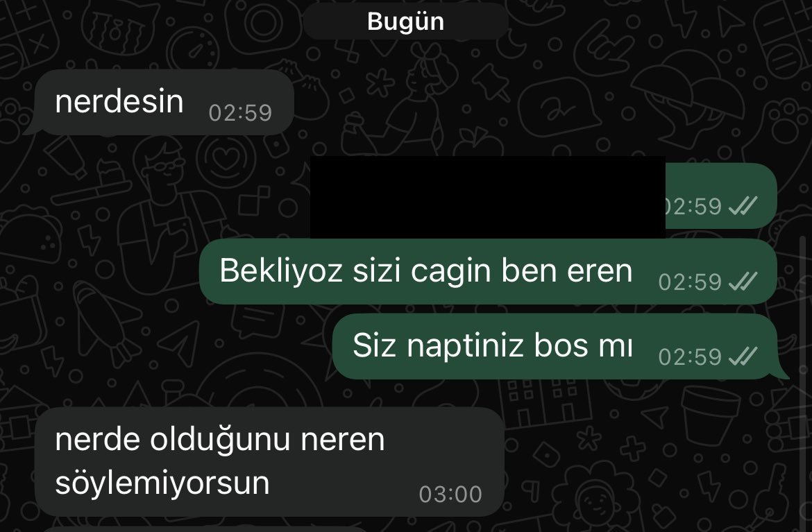 adhd var  güzel kardesim bende kusura bakma