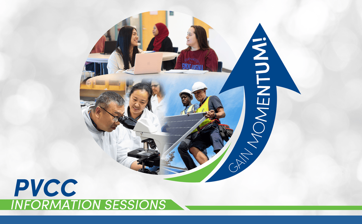 The thought of college can be overwhelming. Let PVCC help smooth your path. Come to an information session and get all your questions answered. The next sessions are Tuesday, July 8, at 10 a.m., or 5 p.m. 

For additional dates, visit pvcc.edu/information-se…. #pvcc