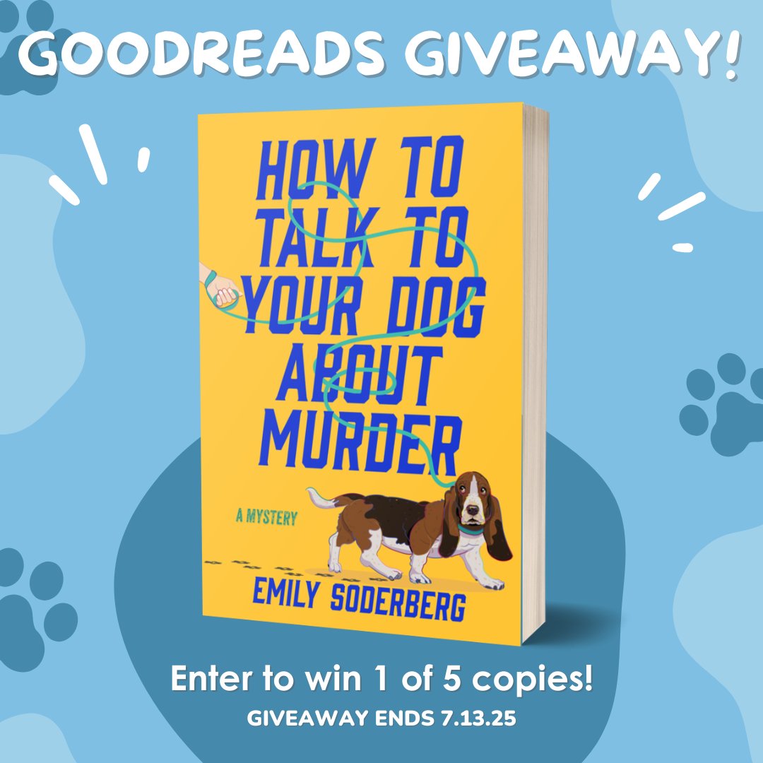 Goodreads giveaway! Enter to win a free copy of this super fun cozy mystery!
goodreads.com/giveaway/show/…