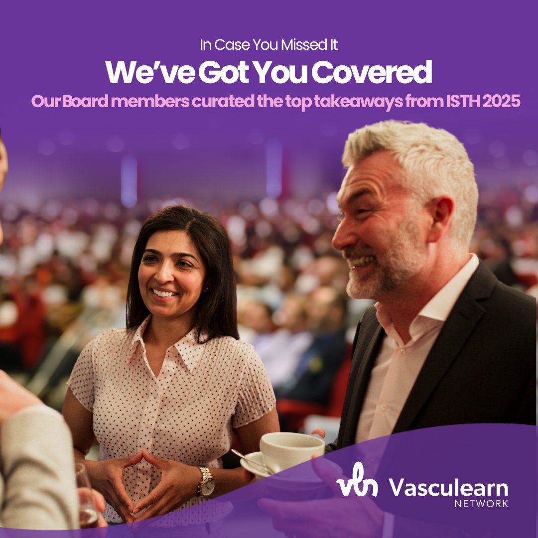Vasculearn's tweet image. 🚨 Missed ISTH 2025? We’ve got you.
Our Board handpicked the 8 biggest highlights you need to know! From the COBRRA trial comparing rivaroxaban vs. apixaban, to new real-world data shaping PE treatment timelines and more.
Think:
🧠 Real insights
💉 Real-world relevance
⏱️…