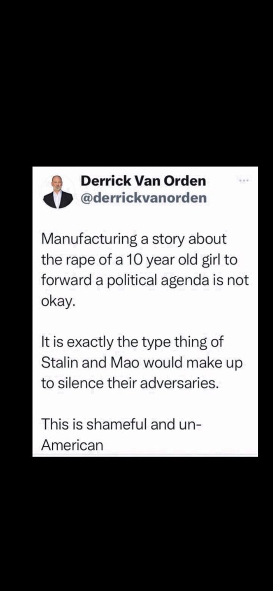 Your friendly reminder that not only is <a href="/derrickvanorden/">Derrick Van Orden</a> a drunk, a bigot, and an insurrectionist, he also shamed a little girl who got raped, impregnated, and had to go out of state to receive care. 

He rape shamed a 10 year old. 

Fuck Derrick Van Orden 🖕