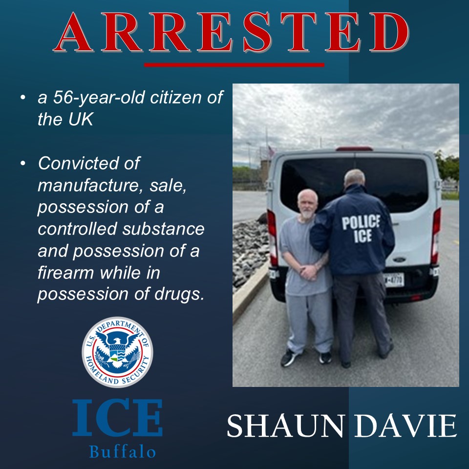 EROBuffalo's tweet image. 🚨DRUG DEALER ARREST
This convicted drug dealer is now detained in ICE custody and no longer able to threaten our communities with his lawless behavior. We are grateful to our brave ICE officers for the continued commitment to public safety.