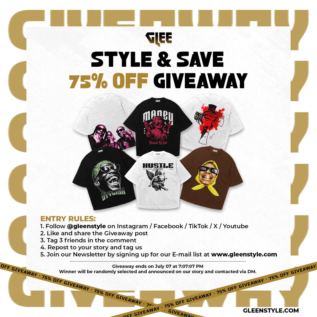 gleenstyle's tweet photo. Style &amp; Save 75% OFF. No Cap. This the drop you don’t sleep on. Real ones move fast 📬 | GLEE N STYLE 🪡 https://t.co/udrXQ1NOcQ