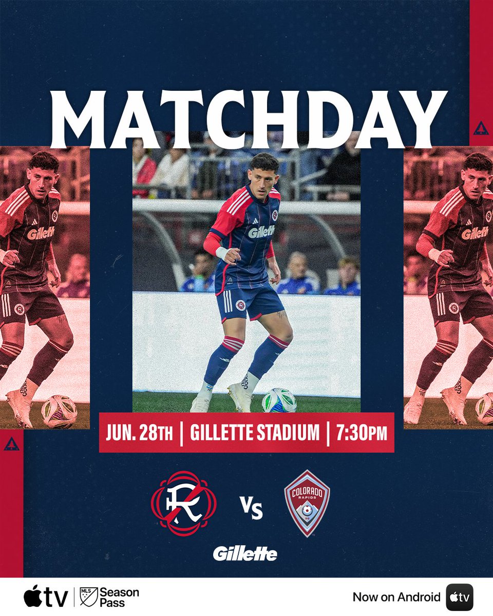 New England Revolution (@nerevolution) on Twitter photo Footy in Foxboro. 🏟️
#NEvCOL • <a href="/Gillette/">Gillette</a> Footy in Foxboro. 🏟️
#NEvCOL • <a href="/Gillette/">Gillette</a>