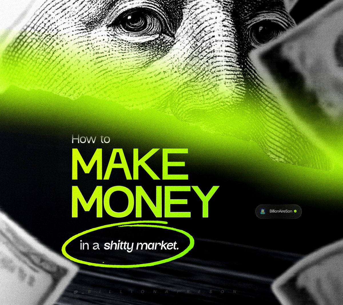 Even in the worst market conditions, people are still printing solid $$$$ daily.

Not by luck. Not by gambling. But by playing the game differently.

The real question is: are you one of them?

I curated 5 ways for you to make $$$$ regardless of the market conditions.

🧵🧵