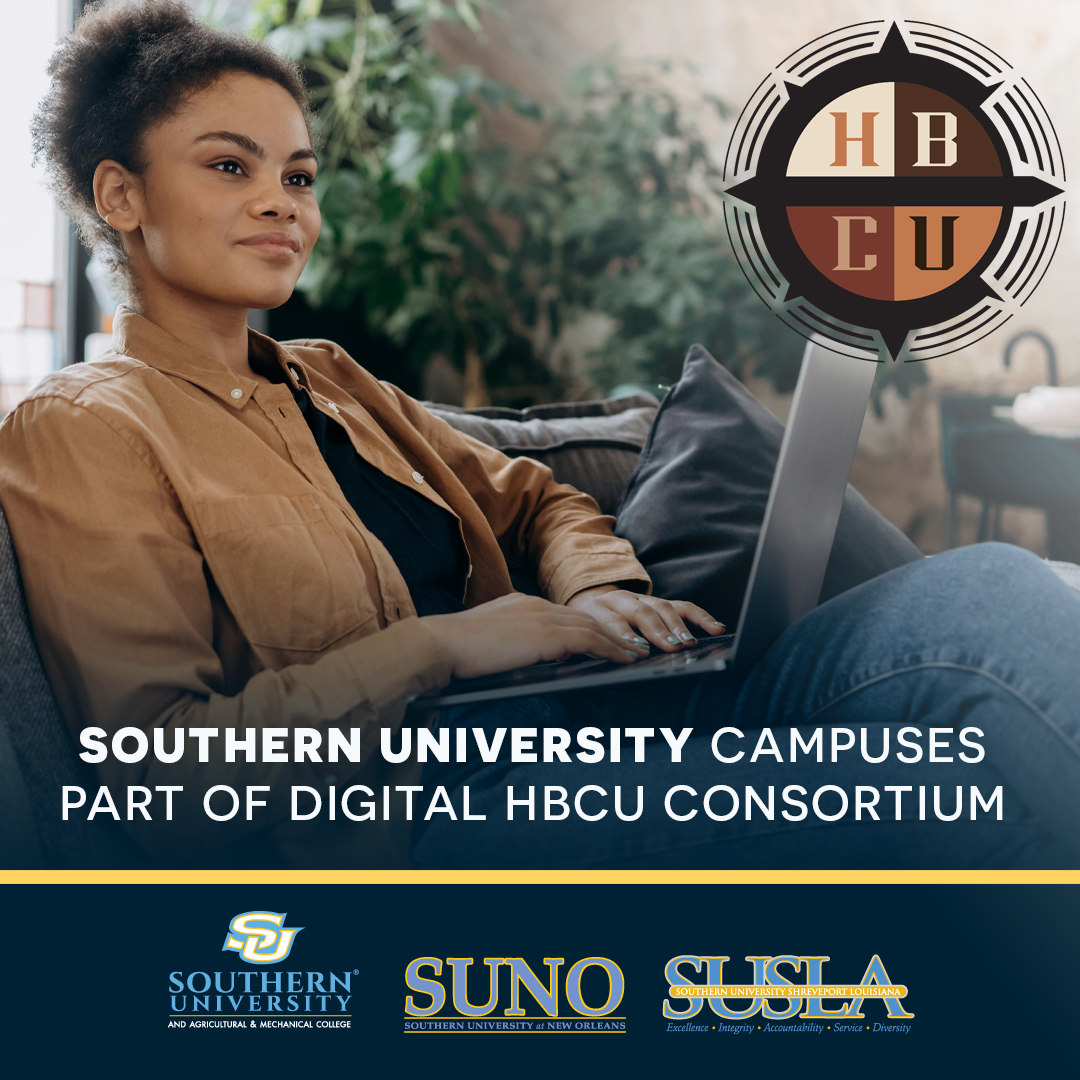SouthernU_BR's tweet image. The Southern University System is partnering with @ehbcuofficial to expand resources and strengthen connections that elevate the HBCU experience for students and communities.
To learn more, visit ehbcu.edu.
#WeAreSouthern #HBCU #eHBCU