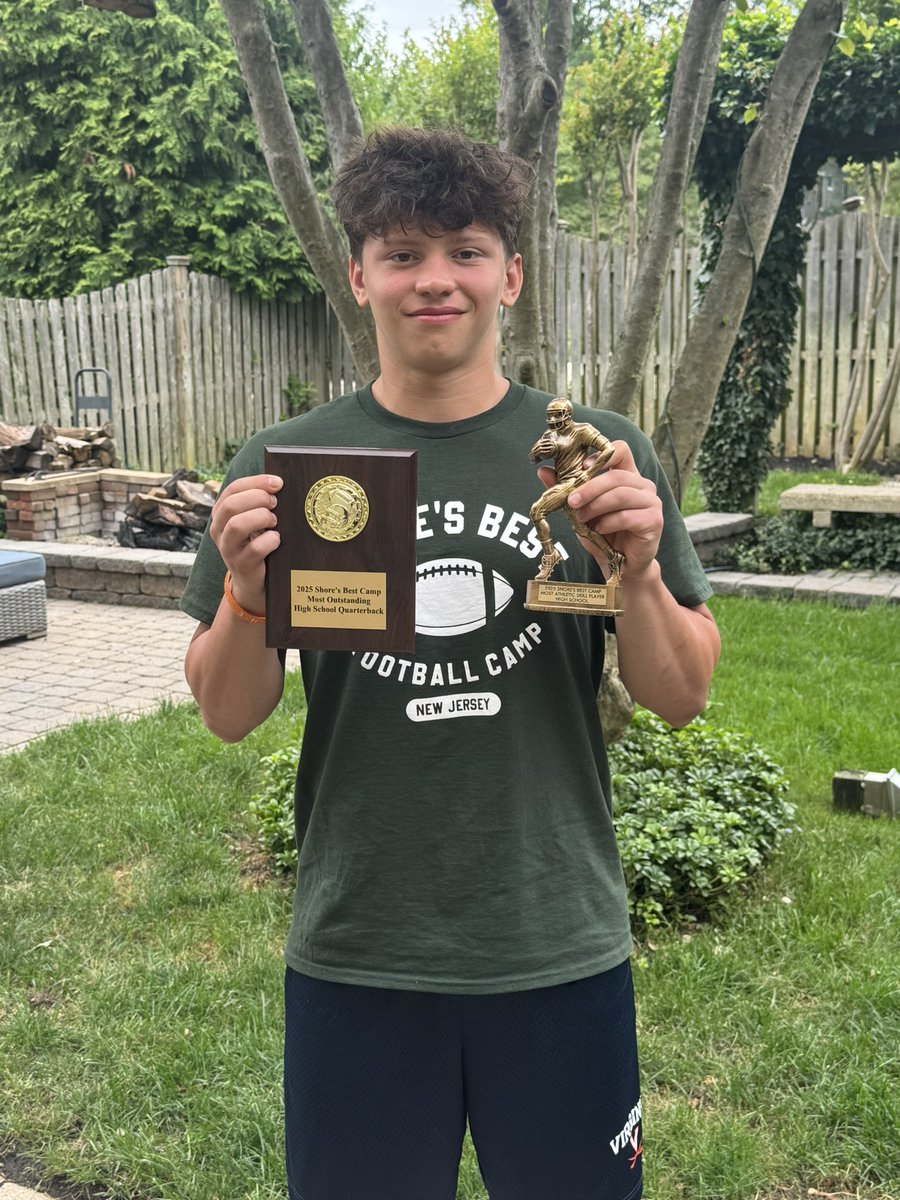 Jag Gardner (@garrjag) on Twitter photo Thank you <a href="/SBFootballCamp/">Shore's Best</a> for some amazing coaching this week!
-Most outstanding quarterback
-Most athletic skill player Thank you <a href="/SBFootballCamp/">Shore's Best</a> for some amazing coaching this week!
-Most outstanding quarterback
-Most athletic skill player