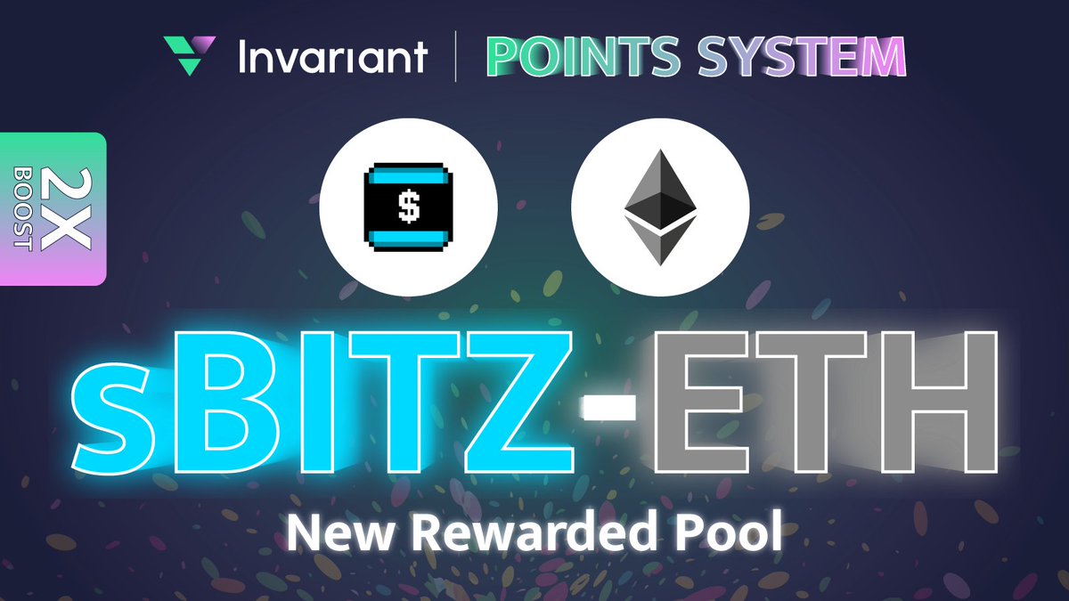 invariant_labs's tweet image. What can you do with your $sBITZ while your $BITZ staking rewards automatically compound every 10 seconds?
For example, add liquidity to the sBITZ-ETH pool and earn over 1000% APY. 👇
eclipse.invariant.app/newPosition/sB…
Many of you have already jumped on this as the pool surpassed $100k…