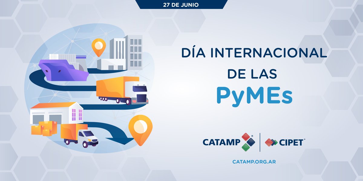 En CATAMP, celebramos el Día Internacional de las PyMEs, reconociendo su papel crucial en el transporte de mercancías y residuos peligrosos. Las PyMEs son fundamentales para nuestro desarrollo industrial y contribuyen al crecimiento sostenible de nuestro país. #DiadelasPymes
