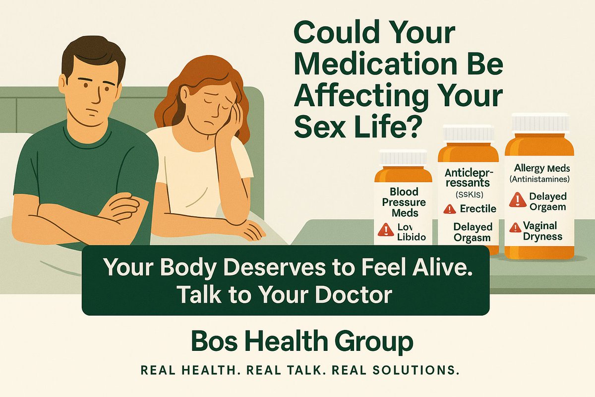 Low libido? Struggling with arousal?

It may not be spiritual or “just stress.”

Some common medications that we take  silently affect sexual health.

Here are 5 drugs widely used in Cameroon that can reduce desire, delay orgasm, or cause dysfunction 🧵

#MensHealthMonth