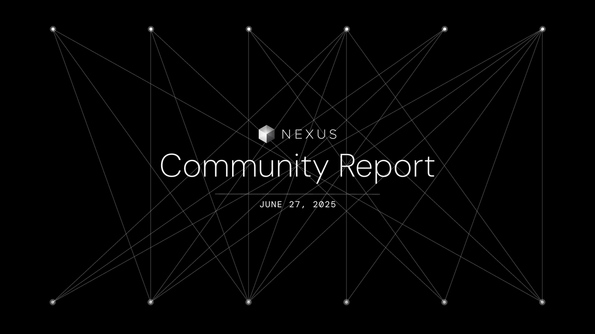 NexusLabs's tweet image. Would you like to play a game?

The 'Build Your Nexus Game' challenge is done, and we'll repost those winning games today.

We also launched Testnet III and highlight community members around the globe.

There's more right here in the Community Report:
blog.nexus.xyz/community-tldr…