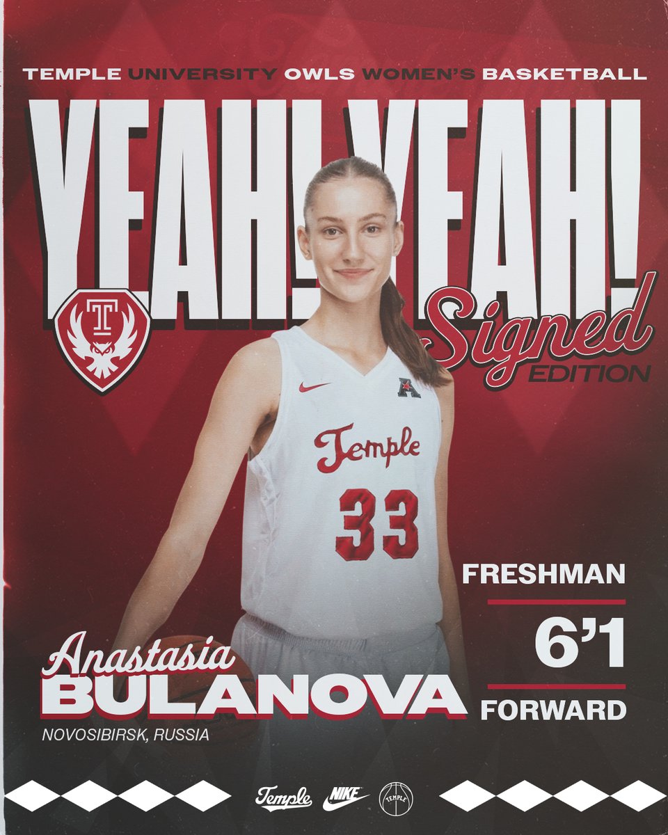 From across the world to N. Broad 🌎

Welcome to Temple, Anastasia Bulanova!