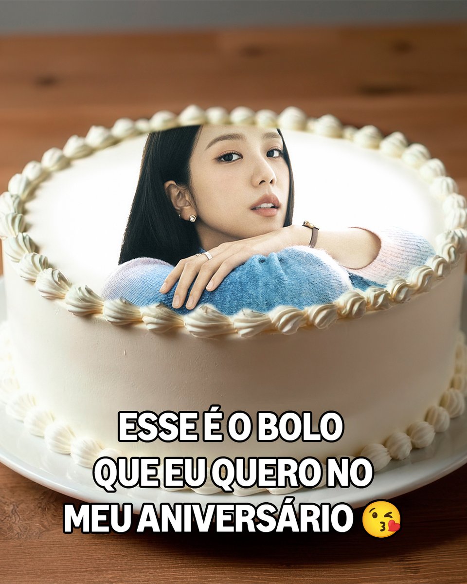 agora duvido alguém ter coragem de cortar um pedaço desse bolo com a Jisoo entregando toda a beleza do mundo na foto 🤏😮‍💨

#Newtopia #BLACKPINK #Jisoo #KimJisoo #지수